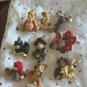 Assorted Bear and Animal brooches